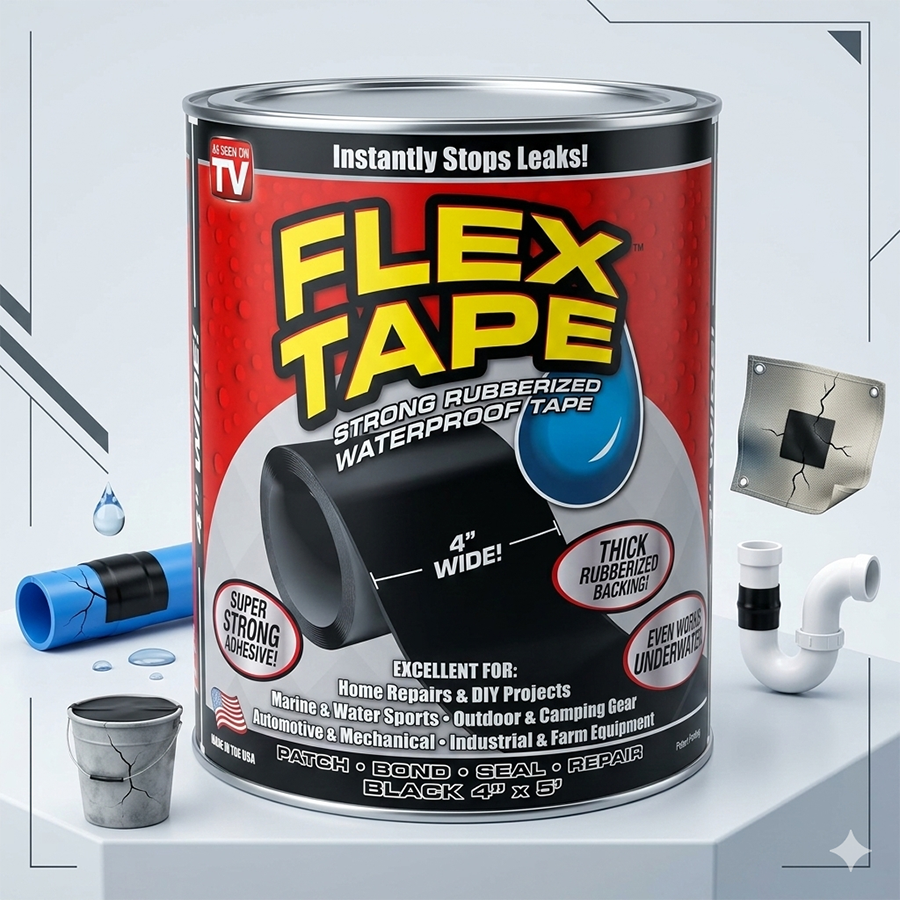 Flex Tape for Seal Leakage Tape for Water Leakage Super Strong Waterproof Tape Adhesive Tape for Water Tank Sink Sealant for Gaps