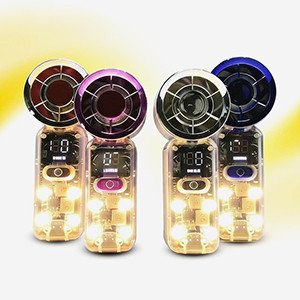 Obicol Ultra High-Speed Portable Mini Fan with LED Display