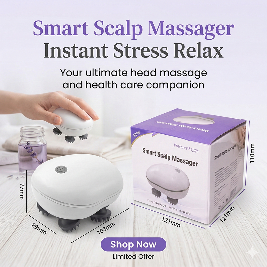 Smart Scalp Massager Instant Stress Relax